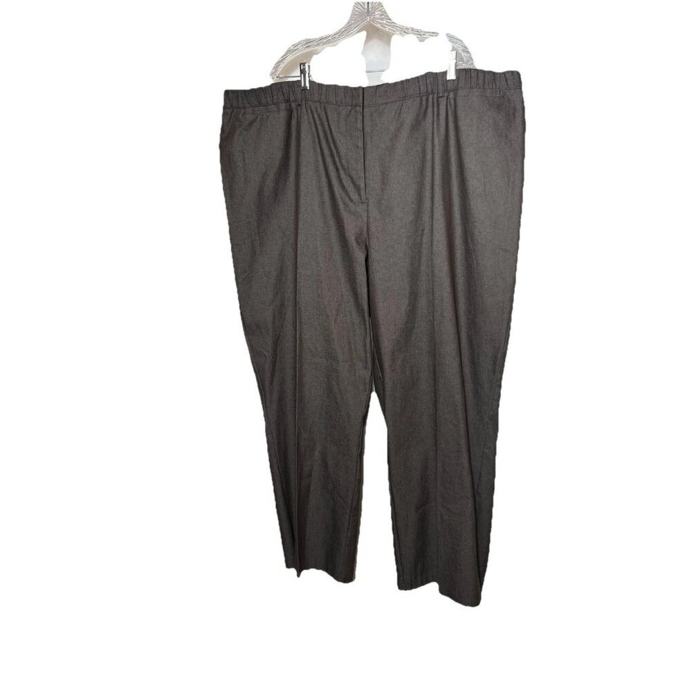 Liz & Me Women's Brown Dress Pants Slacks‎ Trousers Size 28W